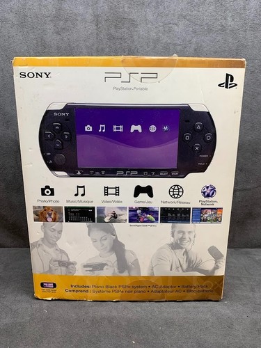 Sony PSP 3000 Console Entertainment Pack IN BOX TESTED SEE PHOTOS & DESC