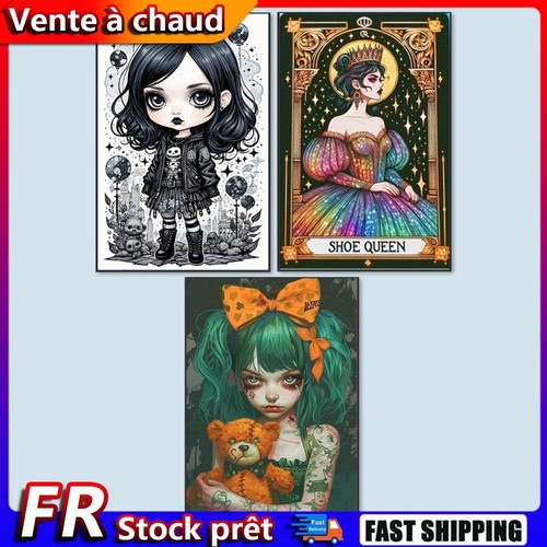 Peinture Diamant 5D DIY The Last Of Us 30x40 Cm – Kit Complet Broderie Diamant Ronde, Affiche Jeu Vidéo Mosaic Art Étincelant