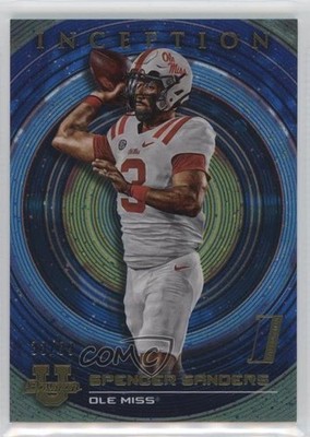 2022-23 Bowman Inception University Blue Foil V2 /99 Spencer Sanders #26 1d0h