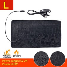 Leather Waterproof Electric Heating Pad Heater Warmer Mat Bed For Pet Dog Cat