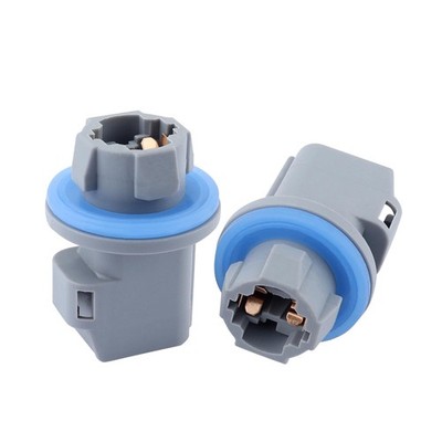 2PCS License Plate Light Socket Compatible with 1.45x1.01x1.01 inch, Gray 