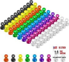 90 PCS Colorful Strong Magnetic Push Pin Magnets, Office / Classroom 90PCS