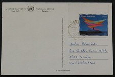 East Timor / Timor-Leste / Osttimor 2003 UN Flag Postcard, UNTAET Marke / Stamp