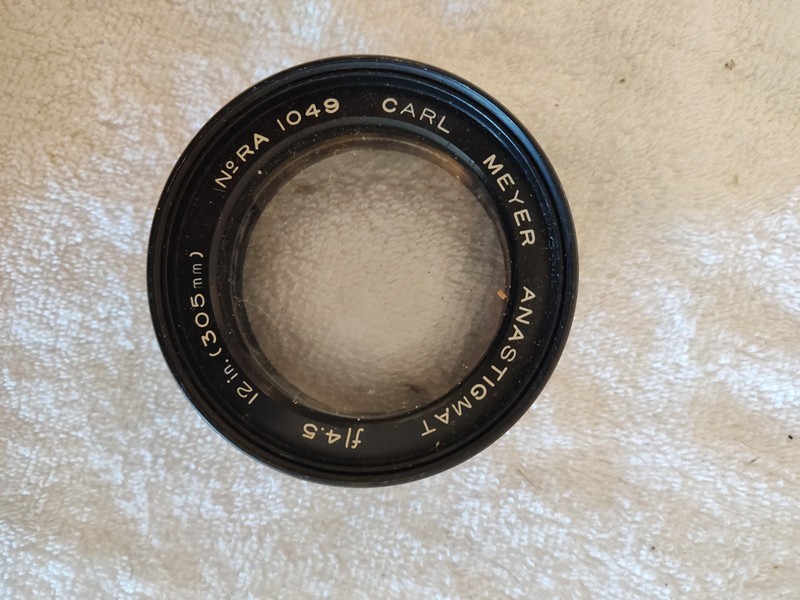 CARL MEYER ANASTIGMAT 305mm 12 In. f:4.5 LENS