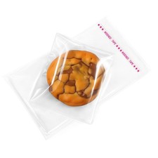 Thick Self Sealing Clear Cellophane Bags Adhesive 5x7 5"x7", 5"x7"-100