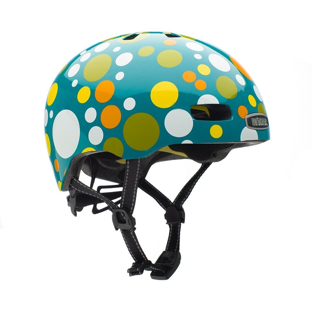 Nutcase Multi-Sport Helmet Adult Large 23.5"-25" Polka Face