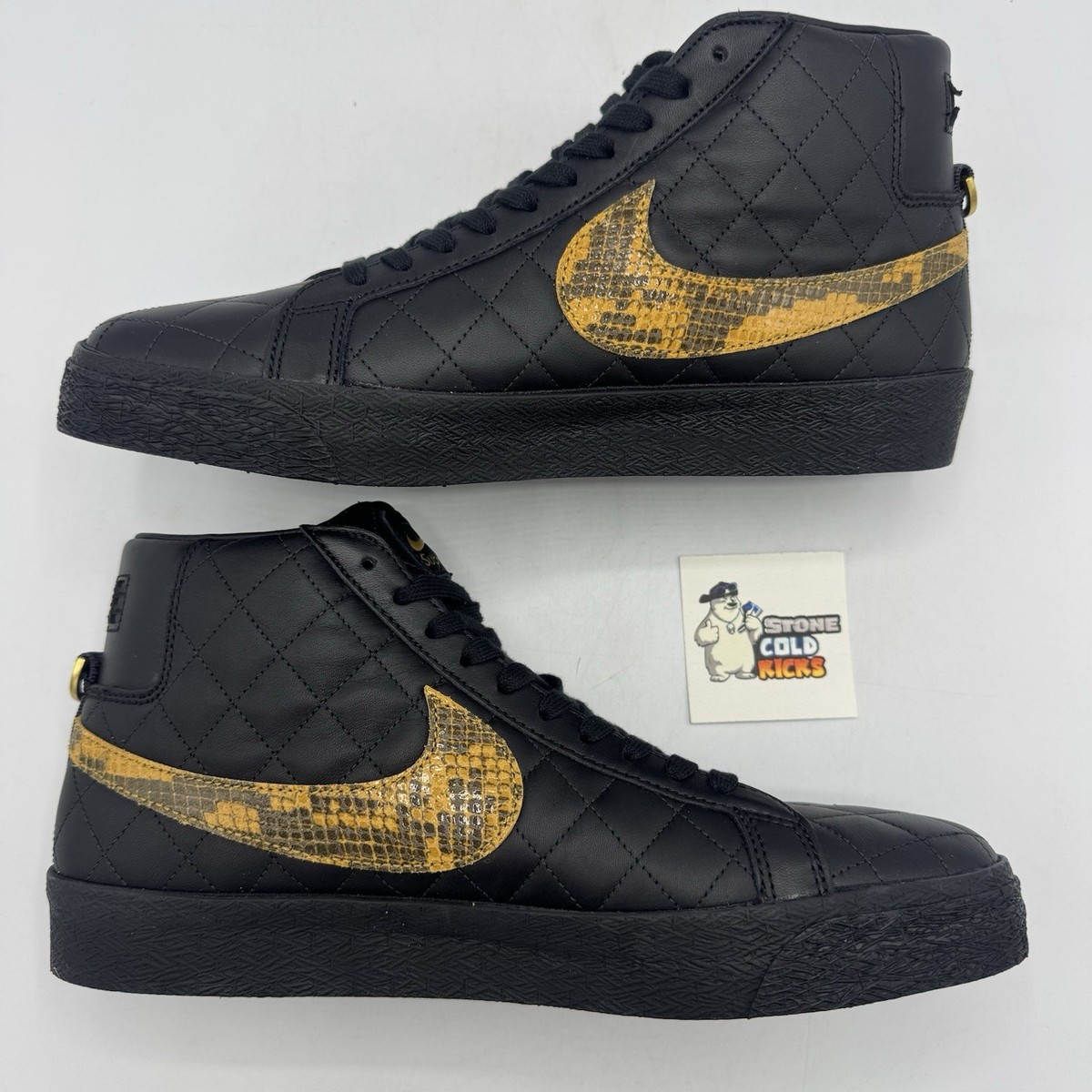 Nike SB Blazer x Supreme Zoom Mid QS Size 10.5 Black DV5078-001 | eBay