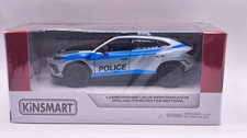 KINSMART 1/40 PULL BACK ACTION MODEL LAMBORGHINI URUS PERFOMANTE POLICE GRAY