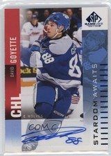 2023 SP Game Used CHL Edition Stardom Awaits Blue David Goyette #SA-DG Auto 03mw