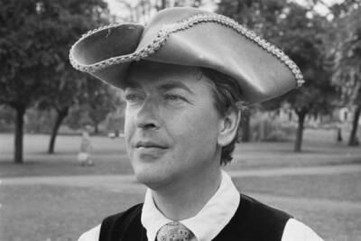 English novelist, poet, critic, and teacher Kingsley Amis, Cambrid - Old Photo