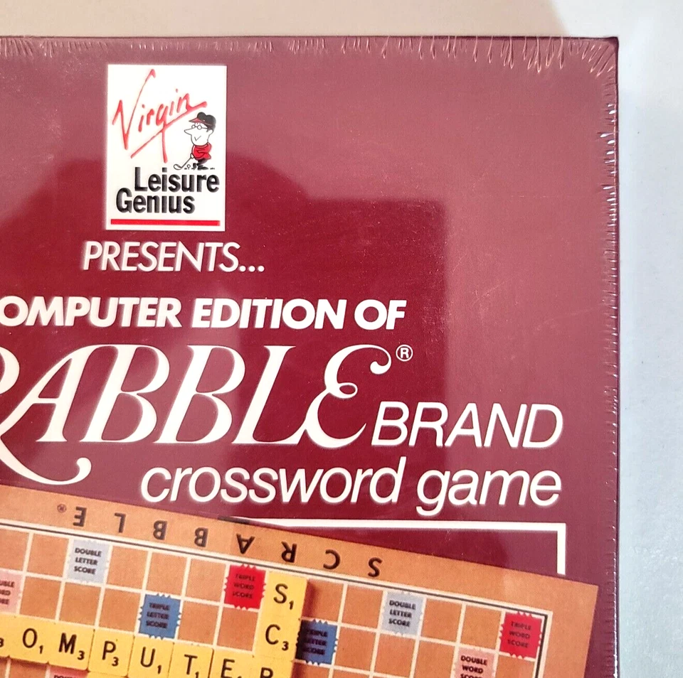 Virgin 1989 Scrabble Crossword Game IBM PC 5 1/4” Floppy disk - New - Image 3 of 4