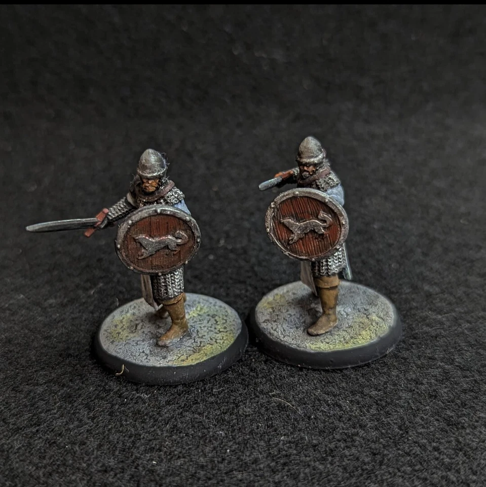 Miniaturas profesionales pintadas de caballeros humanos guardias de la ciudad Dnd mazmorras y dragones RPG Foto 4 de 4