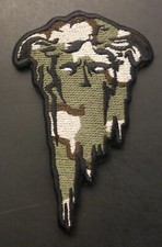 WHITE PHOSPHOR DCU MEDUSA EMBROIDERED PATCH TRI-COLOR DESERT CAMO UNIFORM NEW