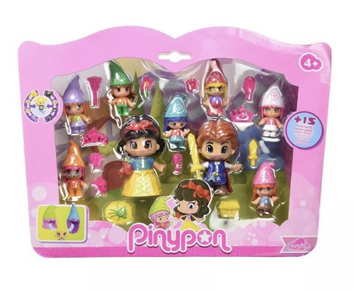 Pinypon Confezione Figurine Biancaneve e Sette Nani Famoso 700012750 Principe - Foto 5 di 5