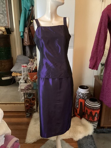 Genuine Vintage ANTHEA CRAWFORD 3 Piece Suit Pants Top Skirt Size 10 - Picture 6 of 12