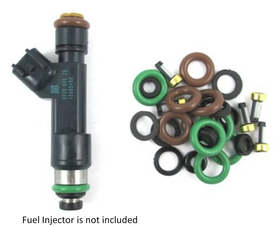 Kit de reparo de injetor de combustível Denso O-rings tampas de filtros para Chevy Pontiac Saturn - Imagem 2 de 2