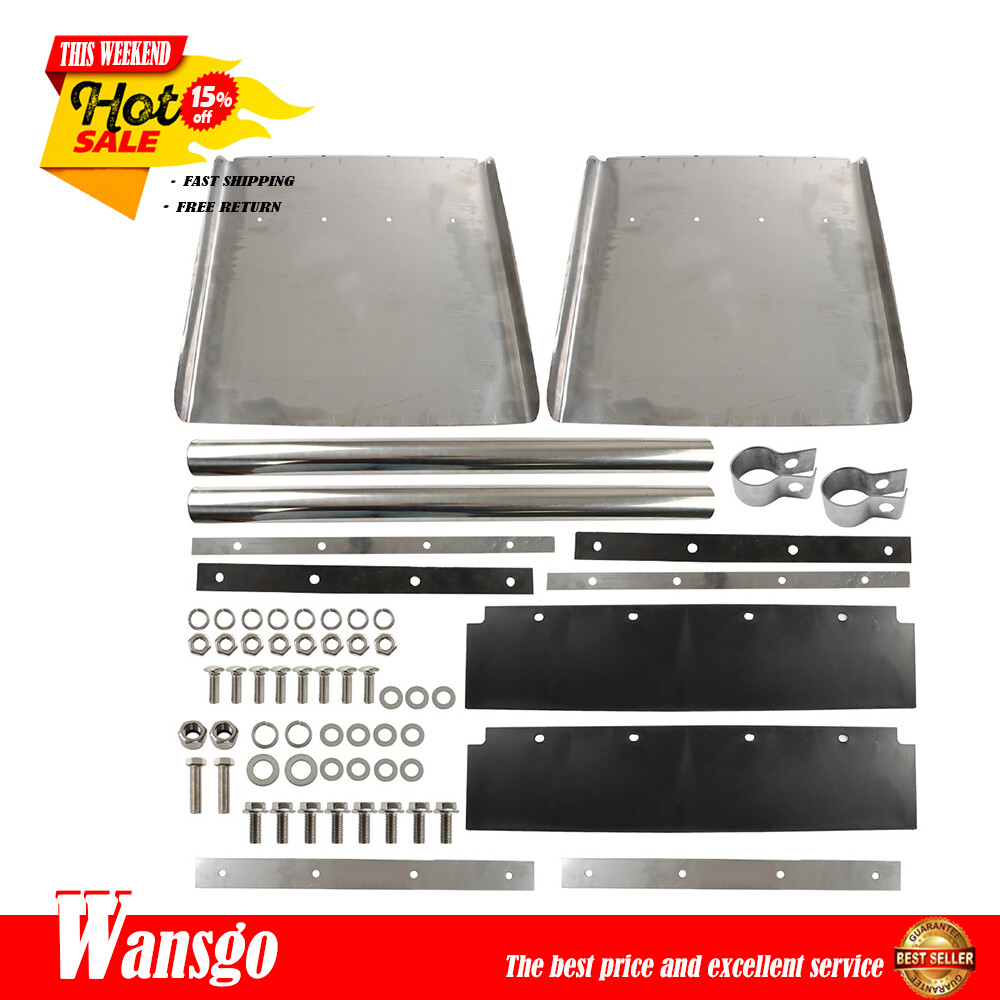 24" Stainless Steel Quarter Fenders Semi Trucks - Leavan Truck Parts - View #6