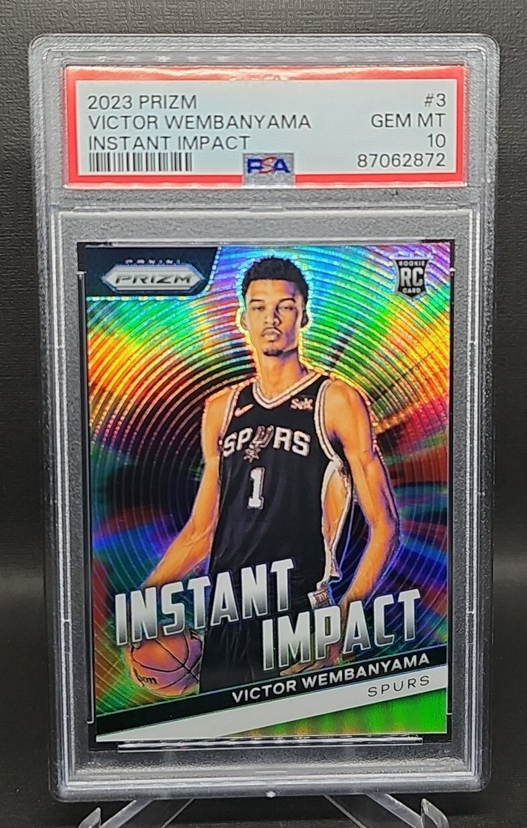 2023-24 Prizm Victor Wembanyama Rc Instant Impact Silver