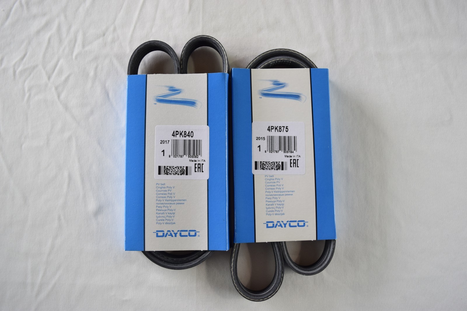 DAYCO DRIVE BELT KIT A/C ALTERNATOR P/S FITS TOYOTA MR2 2.2L 5SFE 1991