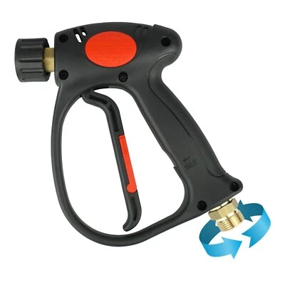 MARKENLOS Profi Hochdruckpistole mit Drehgelenk M22 für Kränzle Kärcher Hochdruckreiniger