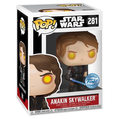 Star Wars Anakin Skywalker Dark Side Exclusive Pop Vinyl Figurine