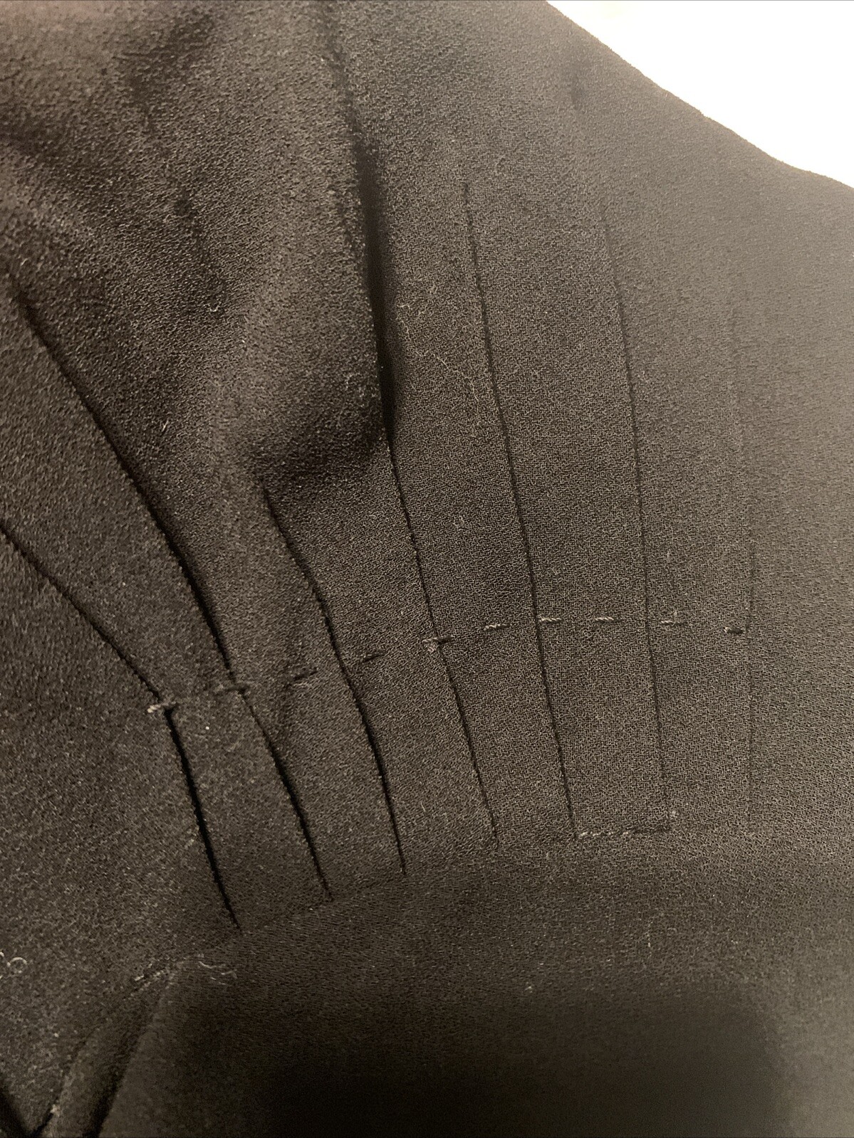 Prada Authentic Solid Black Short Sleeve Sheath K… - image 6