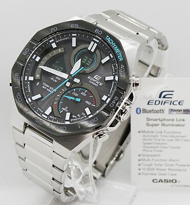   Casio Edifice Herrenuhr Solar Bluetooth ECB-950DB-1AEF  