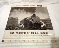 ARGO steam train DECCA record Triumph A4 PACIFIC from 1959 Kings X-Doncaster