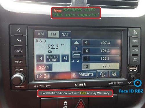 2011-2014 Chrysler 200 Radio Display Receiver AM FM CD DVD SAT Face ID RBZ OEM 