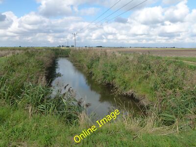 Foto 6x4 Abfluss südlich von Hake's Drive Flood's Fähre zwischen Turves und Ma c2014
