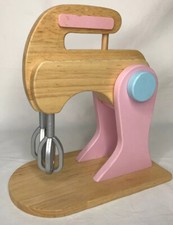 KidKraft Stand Mixer Pink Natural Wood No Bowl