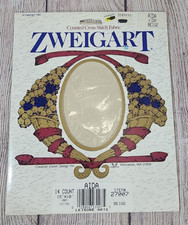Leisure Arts Zweigart 14 Count Aida Counted Cross Stitch Fabric Beige Lot of 4