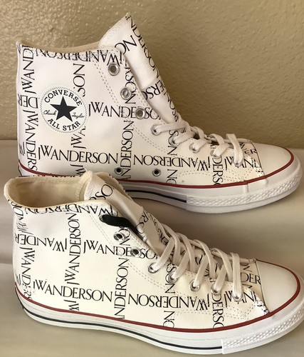 Size W8.5 M6.5 Converse Chuck Taylor High Top x J.W. Anderson Grid 160808C Nwob