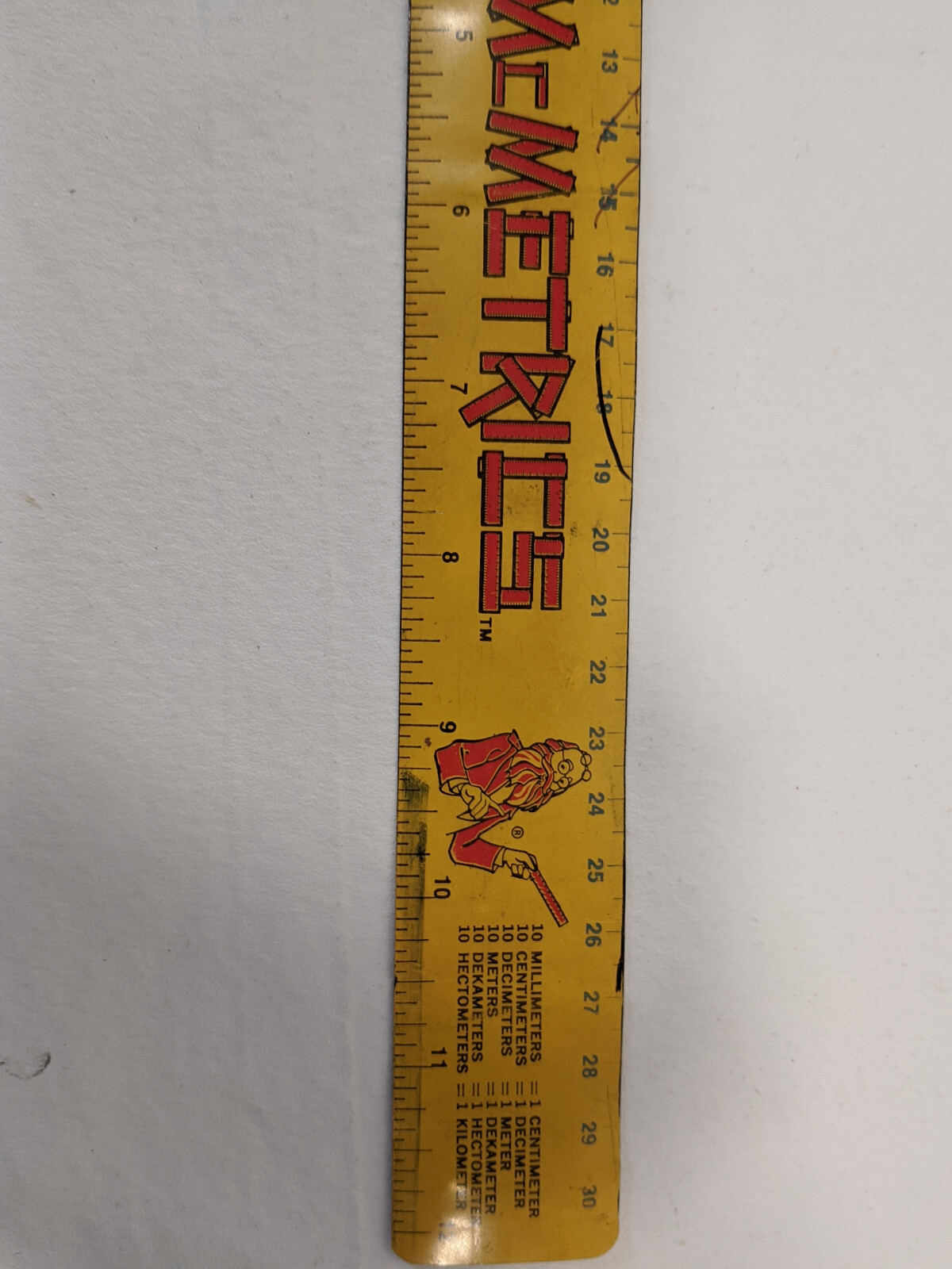 McDonald's McMetrics Ruler Vintage | eBay