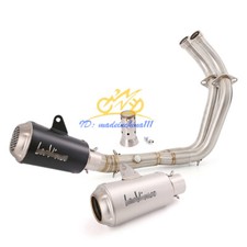 Para Yamaha MT-07 FZ07 2014-2022 Sistema de escape Cabezal Tubo Silenciador Deflector Escape