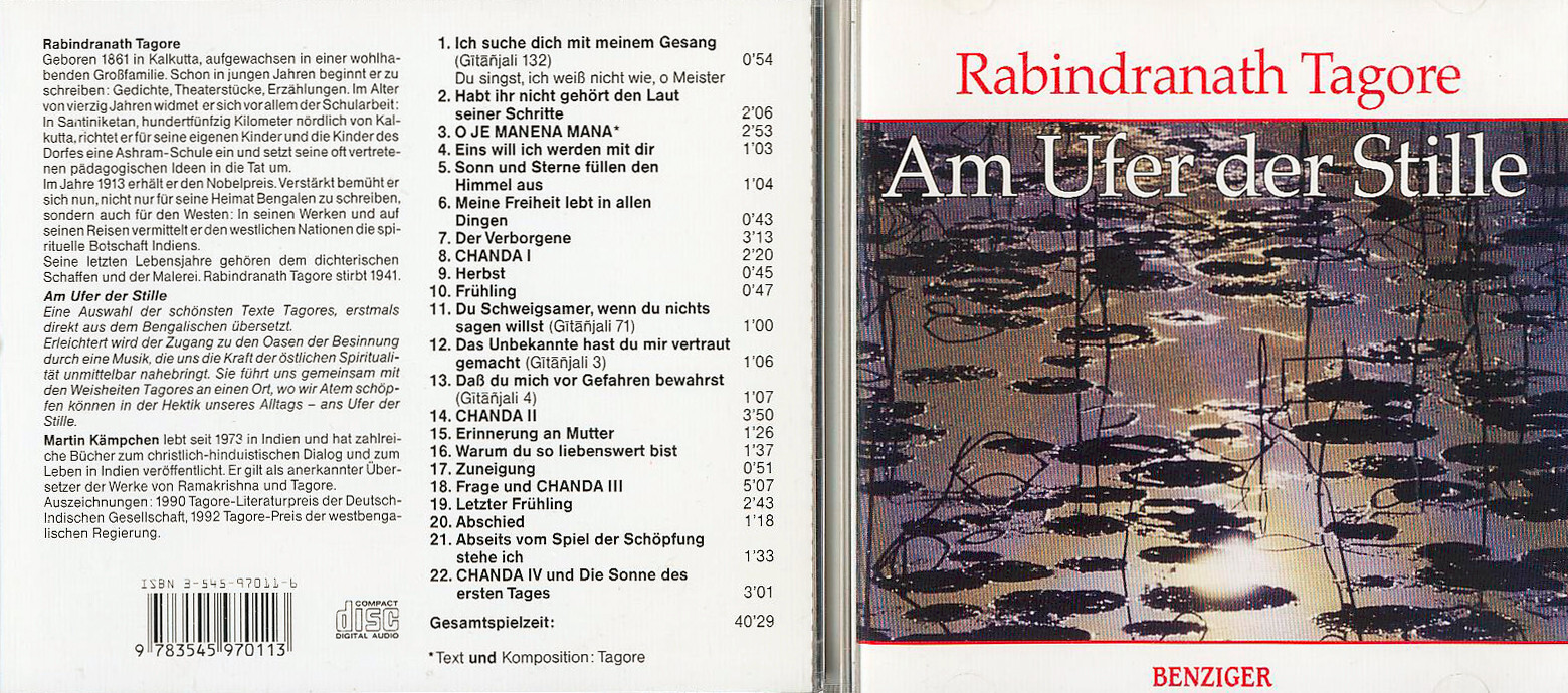 Rabindranath Tagore - Am Ufer der Stille - CD - Martin Kämpchen - Otto Mellies - Rabindranath Tagore