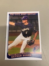 Nathan Burns Card 2022 Tri City Dust Devils Team Card
