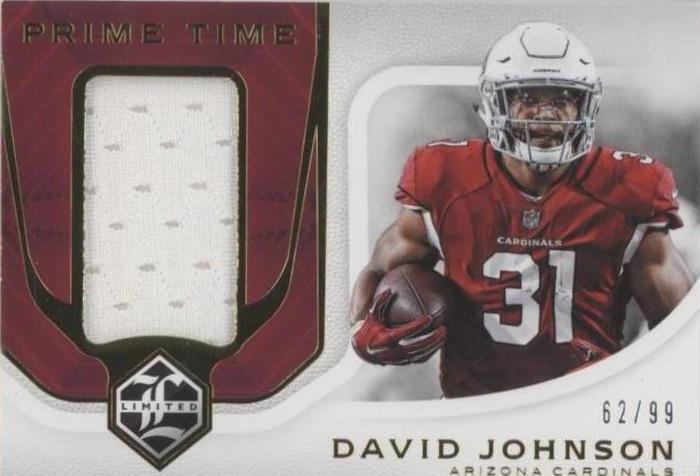 2018 Panini Limited David Johnson #PTS-DJ - 1 of 2