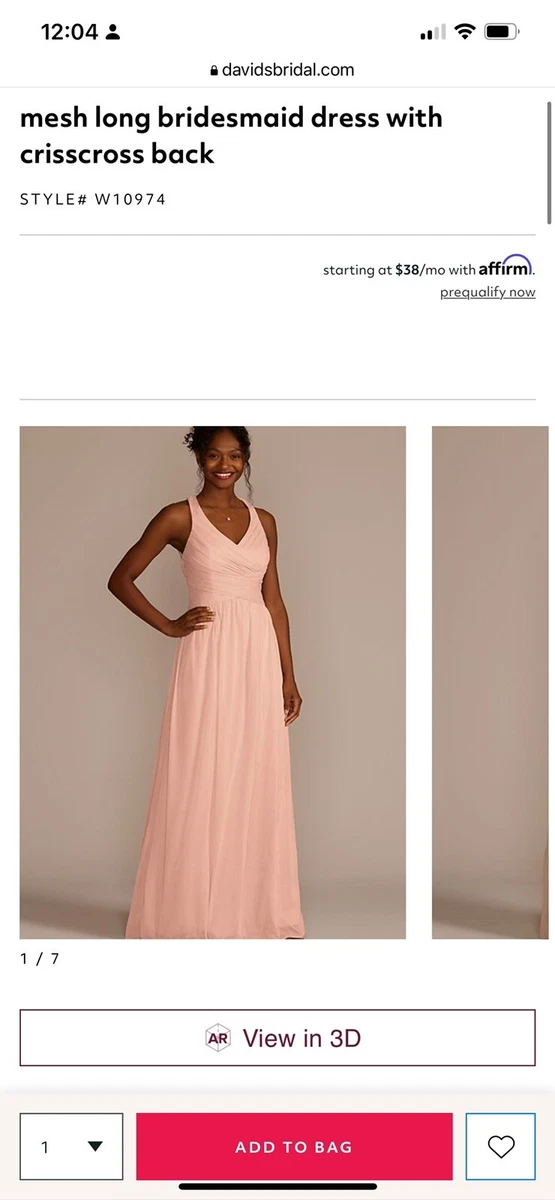 Davids bridal bridesmaid dress cheap colors