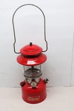 Vintage 1969 Coleman Model 200A Red Single Mantle Lantern