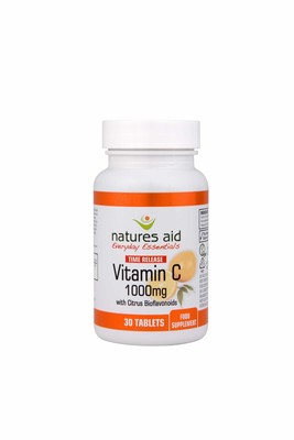 Vitamin C 1000mg Zeitfreisetzung (mit Zitrus-Bioflavonoiden) 30 Tabs-8er-Pack