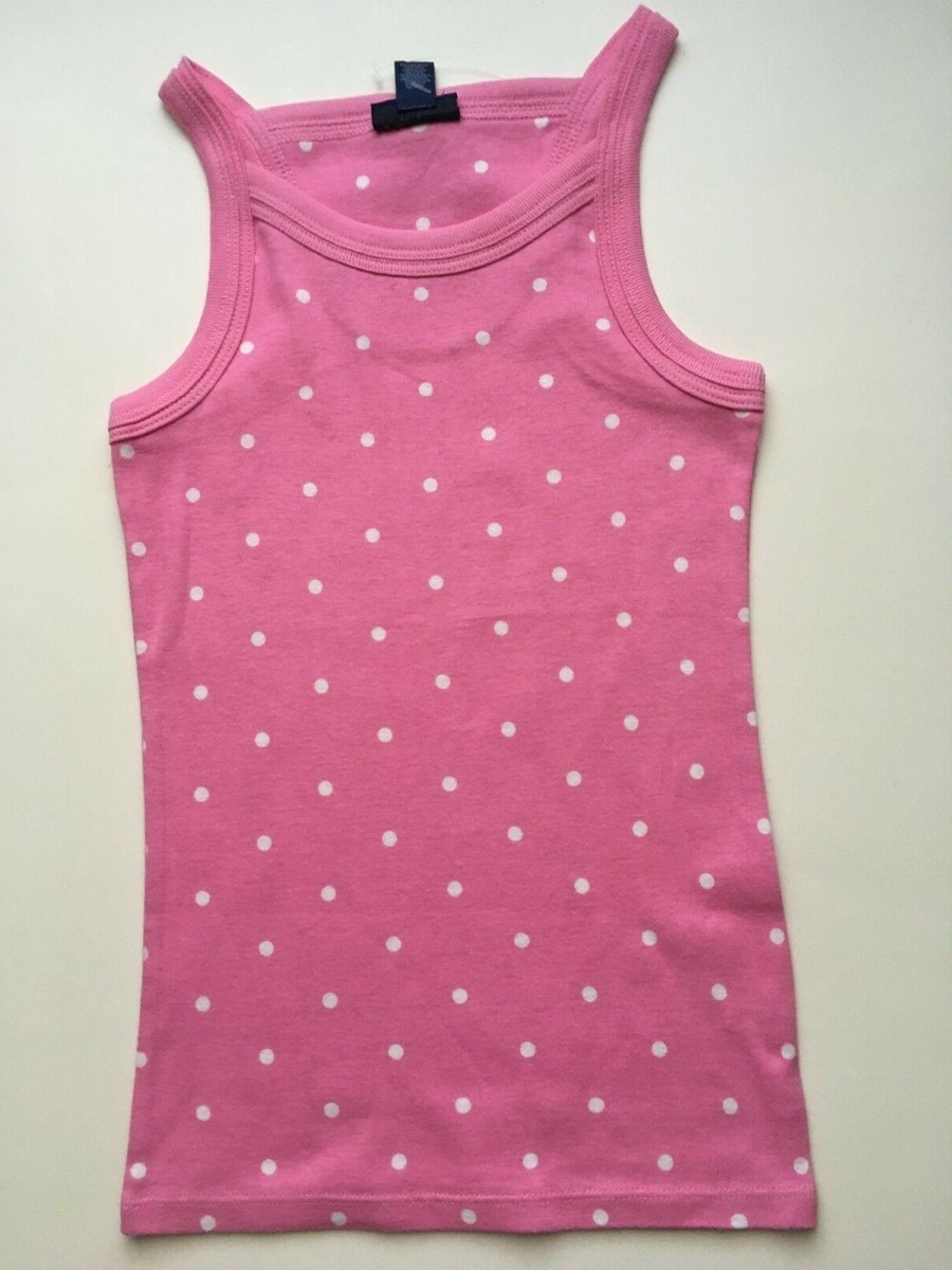 NWT Limited Too Solid Pink with White Dot Racer Back Tank NWT Limited Too Solid Pink with White Dot Racer Back Tank