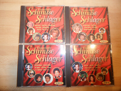 Traumhafte Schmuse Schlager zb. Roland Kaiser Bernd Clüver Bata Illic 4x CD 