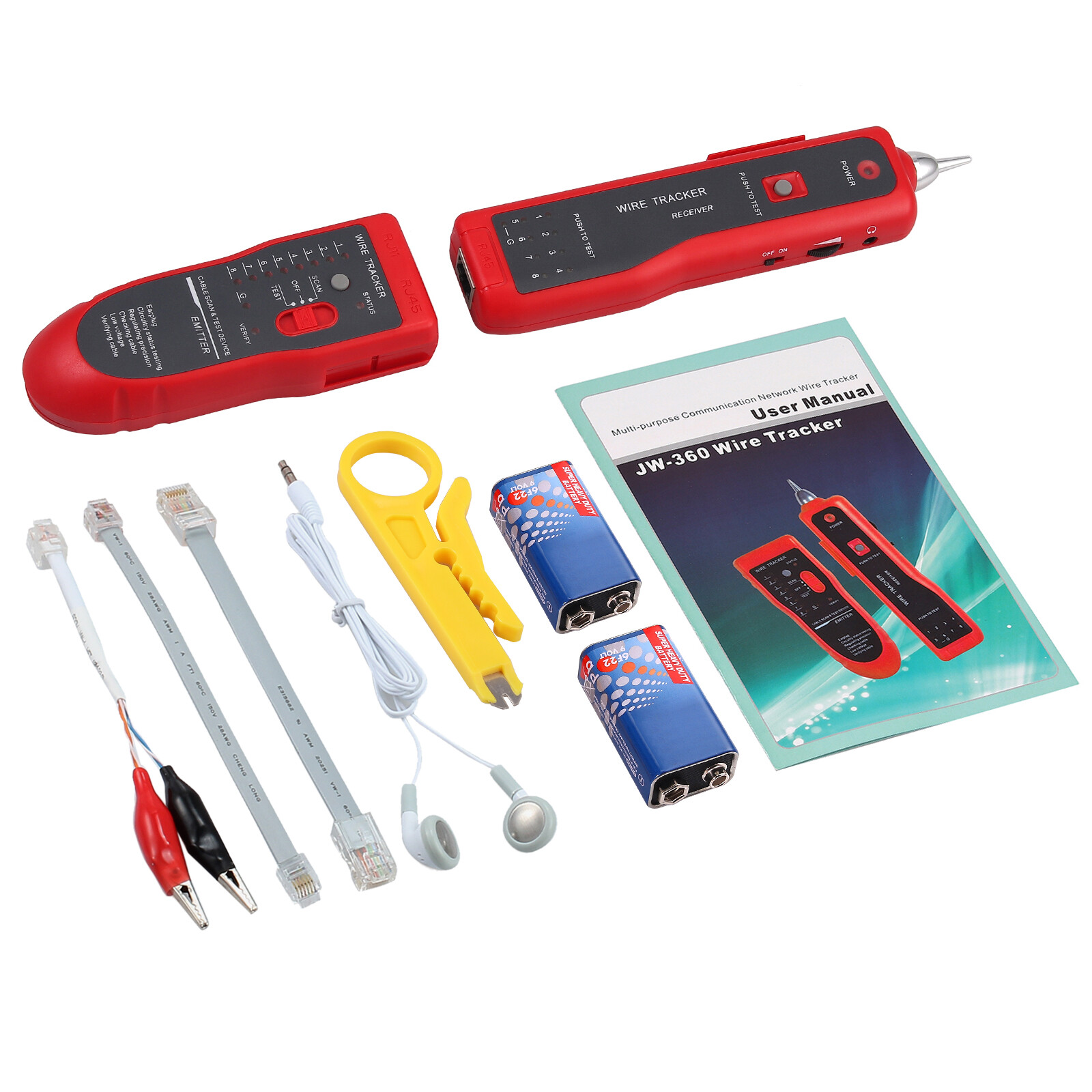 Kabelfinder Für LAN & Telefonkabel - Leitungssucher Mit Sender & Empfänger