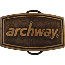 Archway Cookies Ad Collectible Bakery Americana 1970s Nos Vintage Belt Buckle
