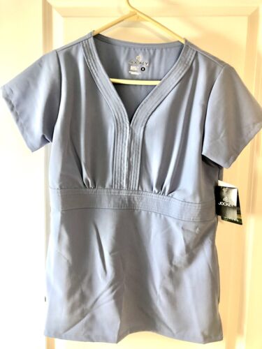 Jockey Women's Ceil Blue Scrub Top Size Small NWT