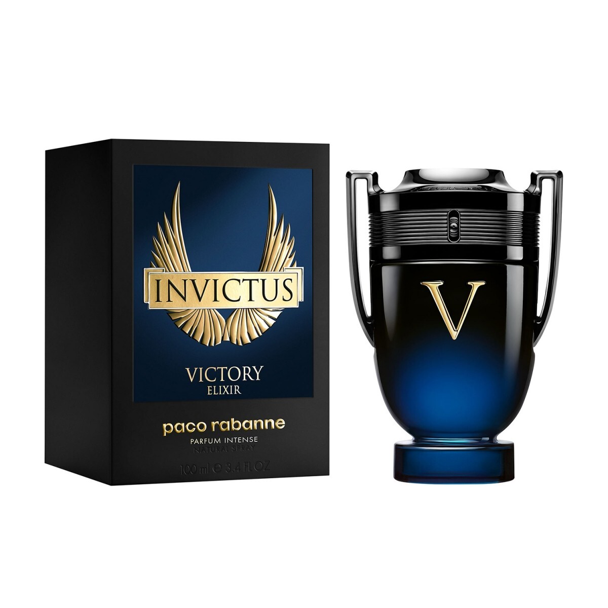 Paco Rabanne INVICTUS Victory ELIXIR Parfum INTENSE 3.4fl oz/100ml SEALED