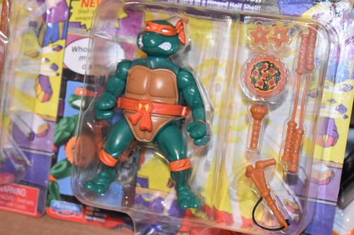 Teenage Mutant Ninja Turtles DONATELLO & MICHELANGELO Playmates NEW - Picture 5 of 6