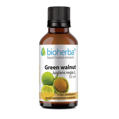 Grüne Walnuss Kräuter Flüssigextrakt Tinktur, 50 ml