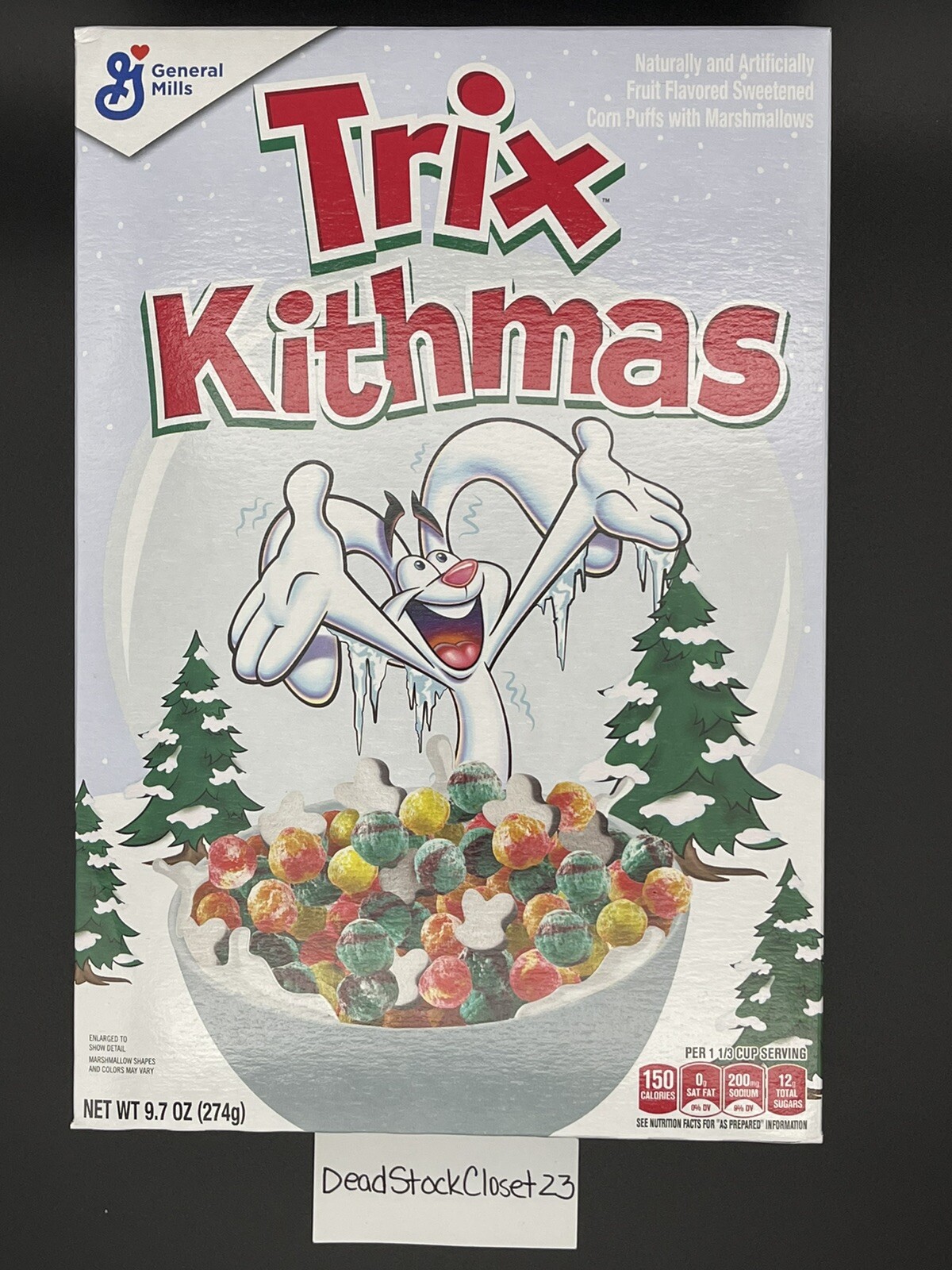 Kith for Trix Kithmas Cereal Box New SEALED eBay